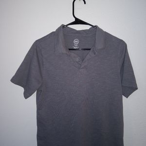 Grey polo style shirt